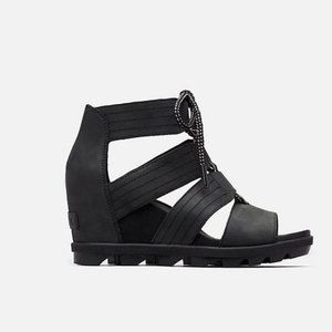 Sorel Joanie Lace Black Sandal